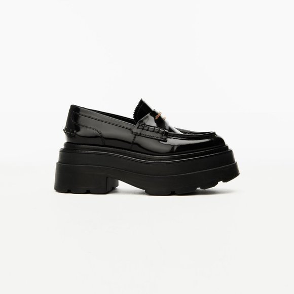 Alexander Wang Black Platform Loafers - Picture 6 of 11